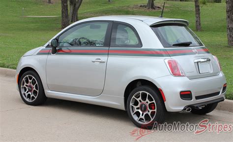 gucci stripews|fiat 500 gucci stripe kit.